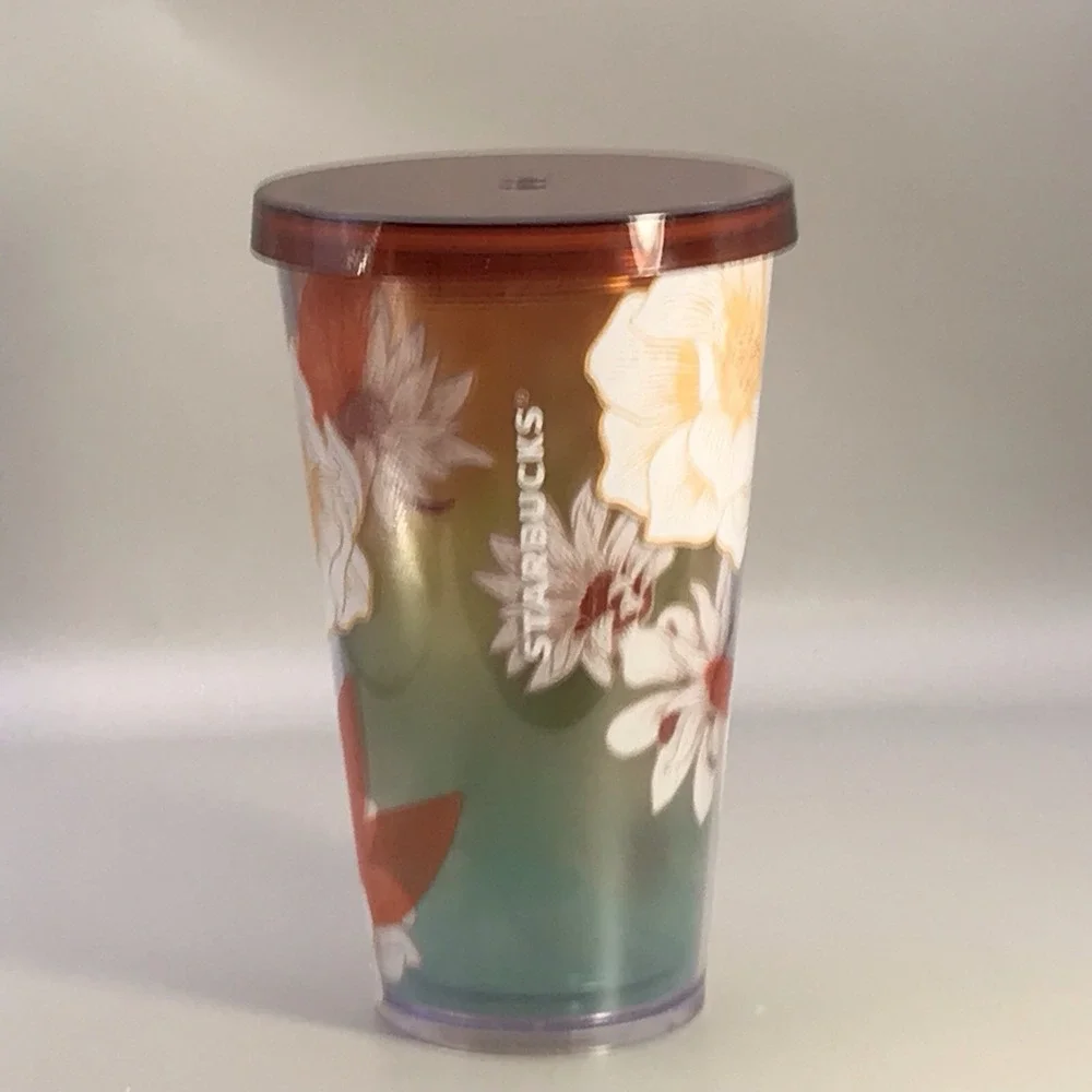 Starbucks 2019 Cactus Flower Earthy Tumbler Cup Coffee Tea NO‎ STRAW